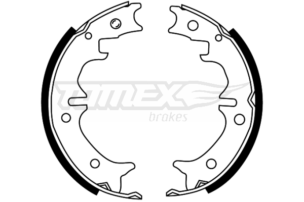 Sada brzdových čeľustí TOMEX Brakes